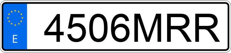 Numer rejestracyjny 4506MRR posiada HYUNDAI I20