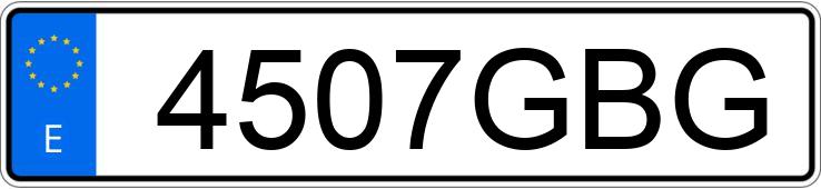 Numer rejestracyjny 4507GBG posiada MAZDA MAZDA3 Numer rejestracyjny 4507GBG posiada MAZDA MAZDA3