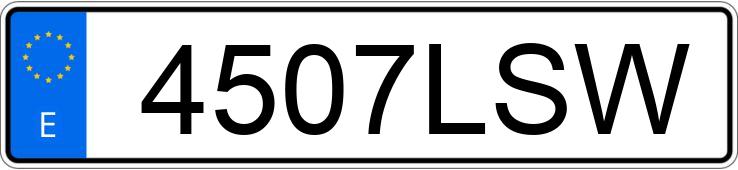 Numer rejestracyjny 4507LSW posiada CITROEN C4 Numer rejestracyjny 4507LSW posiada CITROEN C4