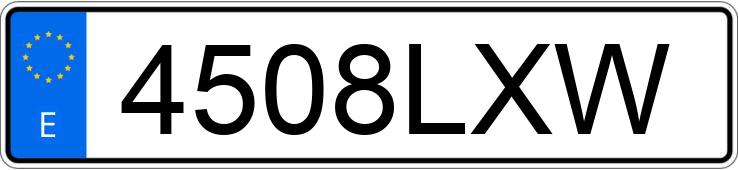 Numer rejestracyjny 4508LXW posiada PEUGEOT 208