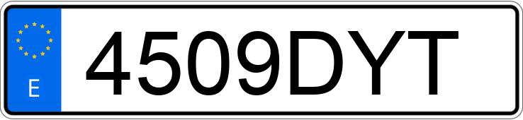 Numer rejestracyjny 4509DYT posiada FORD TRANSIT Numer rejestracyjny 4509DYT posiada FORD TRANSIT