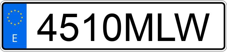 Numer rejestracyjny 4510MLW posiada RENAULT EXPRESS Numer rejestracyjny 4510MLW posiada RENAULT EXPRESS