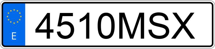 Numer rejestracyjny 4510MSX posiada KAWASAKI Z 900 Numer rejestracyjny 4510MSX posiada KAWASAKI Z 900