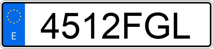 Numer rejestracyjny 4512FGL posiada AUDI A6