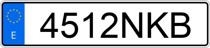 Numer rejestracyjny 4512NKB posiada IVECO DAILY