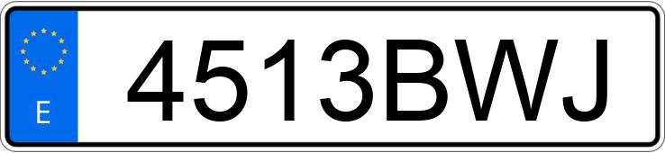 Numer rejestracyjny 4513BWJ posiada SEAT LEON Numer rejestracyjny 4513BWJ posiada SEAT LEON