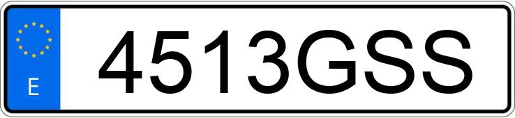 Numer rejestracyjny 4513GSS posiada LAND ROVER RANGE ROVER SPORT