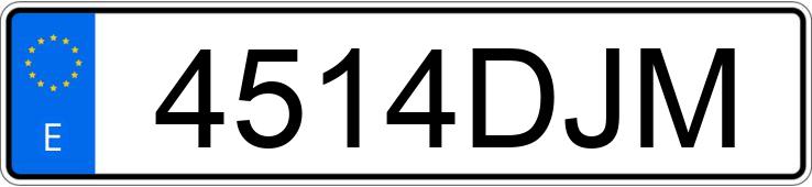 Numer rejestracyjny 4514DJM posiada MERCEDES 410 D