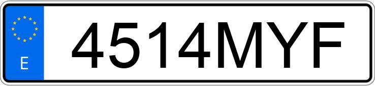 Numer rejestracyjny 4514MYF posiada KIA NIRO