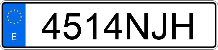 Numer rejestracyjny 4514NJH posiada MINI MINI