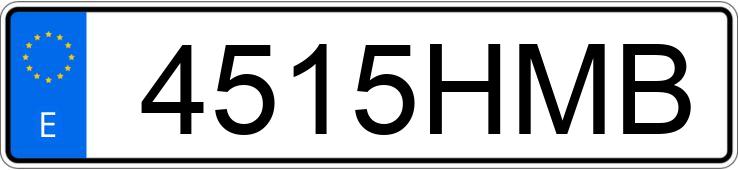 Numer rejestracyjny 4515HMB posiada AUDI A4