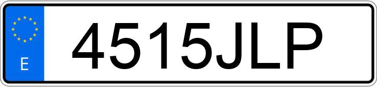 Numer rejestracyjny 4515JLP posiada BMW X4