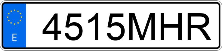 Numer rejestracyjny 4515MHR posiada SEAT IBIZA