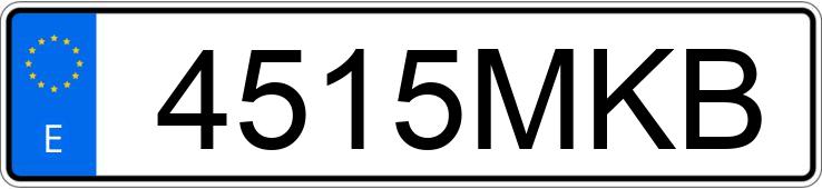 Numer rejestracyjny 4515MKB posiada SEAT ATECA