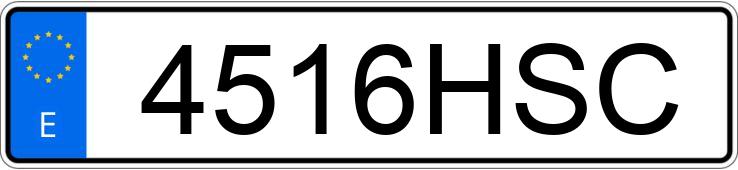 Numer rejestracyjny 4516HSC posiada HYUNDAI I30