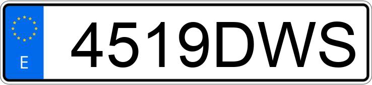 Numer rejestracyjny 4519DWS posiada SMART FORFOUR Numer rejestracyjny 4519DWS posiada SMART FORFOUR