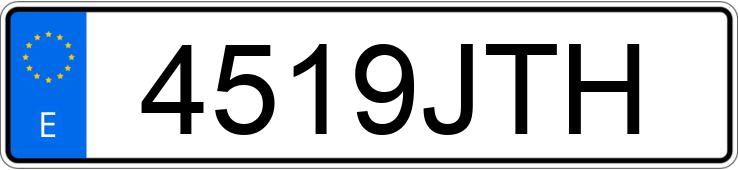 Numer rejestracyjny 4519JTH posiada SEAT ALHAMBRA Numer rejestracyjny 4519JTH posiada SEAT ALHAMBRA