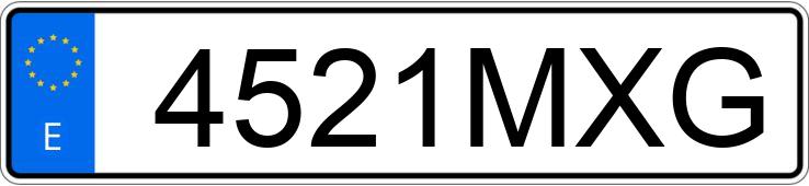 Numer rejestracyjny 4521MXG posiada CUPRA LEON Numer rejestracyjny 4521MXG posiada CUPRA LEON