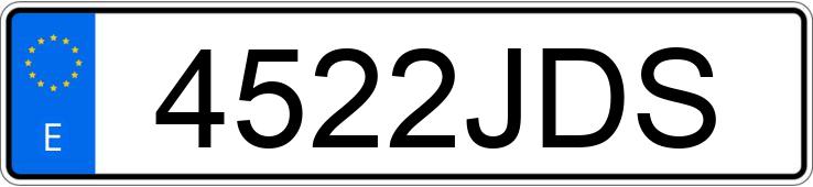 Numer rejestracyjny 4522JDS posiada PEUGEOT PARTNER