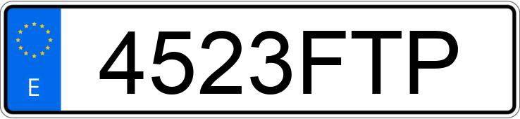 Numer rejestracyjny 4523FTP posiada SEAT LEON Numer rejestracyjny 4523FTP posiada SEAT LEON