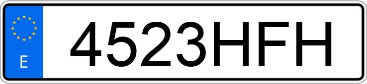 Numer rejestracyjny 4523HFH posiada RENAULT CLIO Numer rejestracyjny 4523HFH posiada RENAULT CLIO