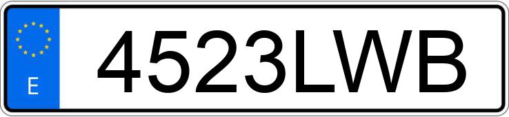 Numer rejestracyjny 4523LWB posiada VOLKSWAGEN POLO Numer rejestracyjny 4523LWB posiada VOLKSWAGEN POLO