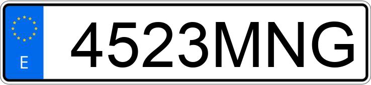 Numer rejestracyjny 4523MNG posiada MERCEDES GLE (167)