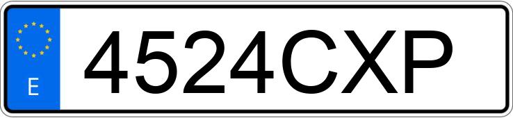 Numer rejestracyjny 4524CXP posiada PEUGEOT 307 Numer rejestracyjny 4524CXP posiada PEUGEOT 307