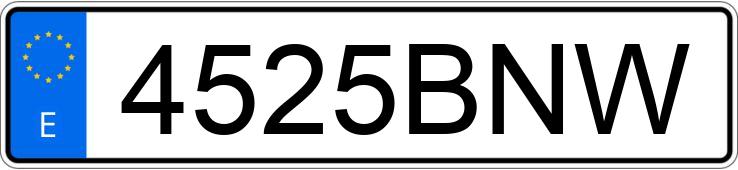 Numer rejestracyjny 4525BNW posiada FIAT PUNTO Numer rejestracyjny 4525BNW posiada FIAT PUNTO