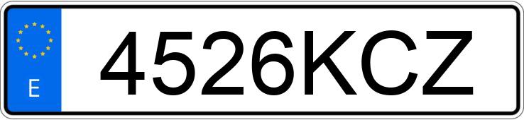 Numer rejestracyjny 4526KCZ posiada BMW X6