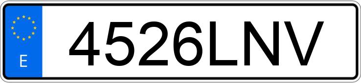 Numer rejestracyjny 4526LNV posiada BMW R 1250