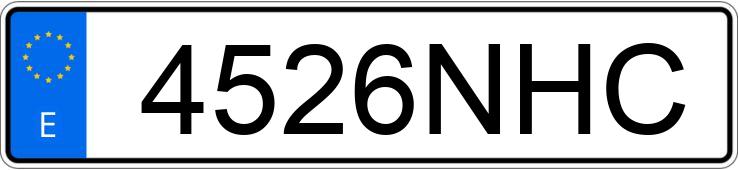 Numer rejestracyjny 4526NHC posiada HONDA FORZA