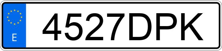 Numer rejestracyjny 4527DPK posiada MERCEDES A (168-169)