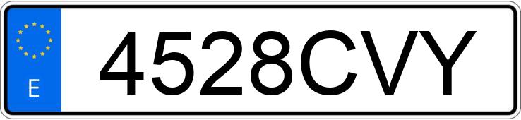 Numer rejestracyjny 4528CVY posiada PEUGEOT 307