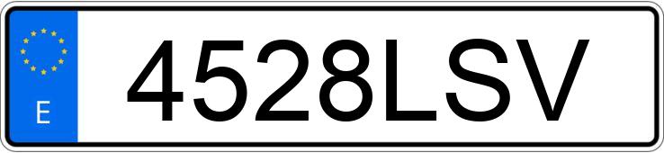 Numer rejestracyjny 4528LSV posiada TOYOTA RAV4