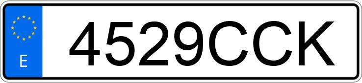 Numer rejestracyjny 4529CCK posiada MINI MINI