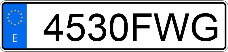 Numer rejestracyjny 4530FWG posiada ALFA ROMEO 147 1.9 JTD 120 IMPRESSION Numer rejestracyjny 4530FWG posiada ALFA ROMEO 147 1.9 JTD 120 IMPRESSION