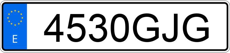 Numer rejestracyjny 4530GJG posiada FORD TRANSIT CONNECT Numer rejestracyjny 4530GJG posiada FORD TRANSIT CONNECT