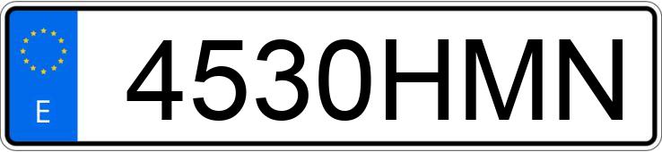 Numer rejestracyjny 4530HMN posiada LEXUS CT 200 H