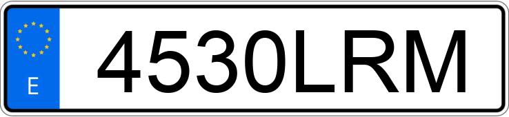 Numer rejestracyjny 4530LRM posiada PEUGEOT 308