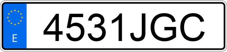 Numer rejestracyjny 4531JGC posiada BMW SERIE 4