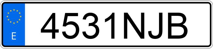 Numer rejestracyjny 4531NJB posiada MERCEDES SPRINTER Numer rejestracyjny 4531NJB posiada MERCEDES SPRINTER