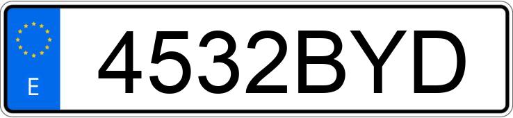 Numer rejestracyjny 4532BYD posiada BMW SERIE 3 Numer rejestracyjny 4532BYD posiada BMW SERIE 3