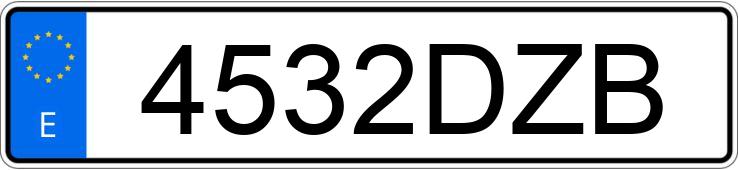 Numer rejestracyjny 4532DZB posiada MINI MINI