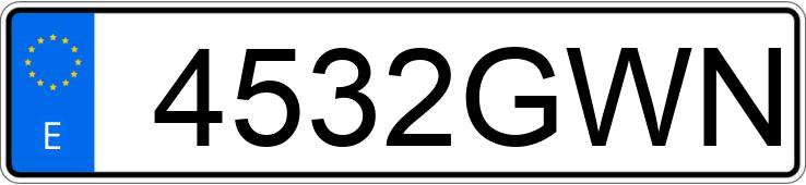 Numer rejestracyjny 4532GWN posiada PEUGEOT 207 Numer rejestracyjny 4532GWN posiada PEUGEOT 207