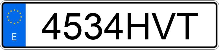 Registreringsnummer4534HVT har CITROEN C3