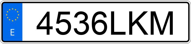Numer rejestracyjny 4536LKM posiada SKODA FABIA