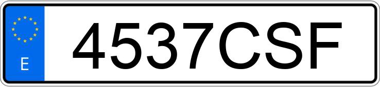 Numer rejestracyjny 4537CSF posiada AUDI A3 Numer rejestracyjny 4537CSF posiada AUDI A3