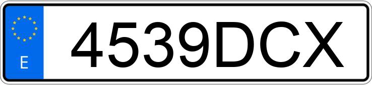 Numer rejestracyjny 4539DCX posiada PEUGEOT 206 Numer rejestracyjny 4539DCX posiada PEUGEOT 206