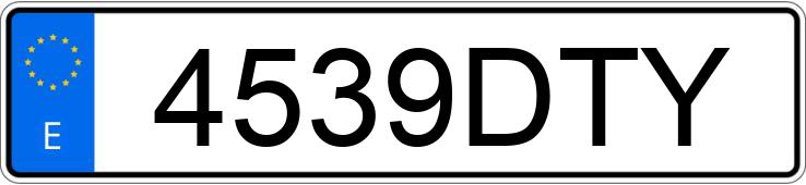 Numer rejestracyjny 4539DTY posiada FORD FOCUS Numer rejestracyjny 4539DTY posiada FORD FOCUS